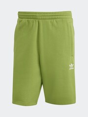 adidas Originals Green Trefoil Essentials Shorts - Image 6 of 6