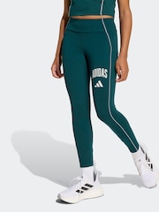 adidas Green Train Essentials Collegiate Kids Leggings - Image 1 of 6