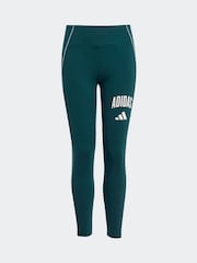 adidas Green Train Essentials Collegiate Kids Leggings - Image 6 of 6