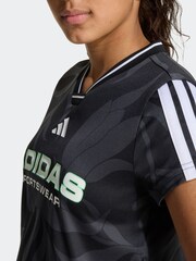 adidas Grey House of Tiro Colors of Football Crop T-Shirt Kids - Image 2 of 6