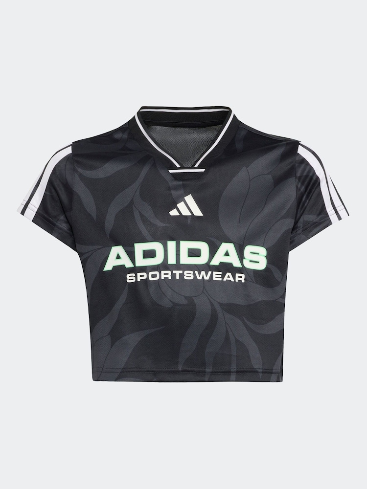 adidas Grey House of Tiro Colors of Football Crop Kids T-Shirt - Image 6 of 6 adidas Grey House of Tiro Colors of Football Crop Kids T-Shirt - Image 6 of 6