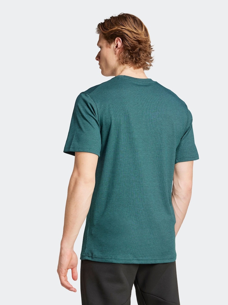adidas Green Train Essentials Feelready Novelty T-Shirt - Image 2 of 6