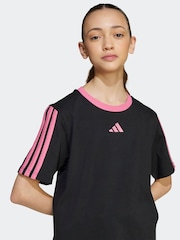 adidas Black Essentials T-Shirt Kids - Image 4 of 5