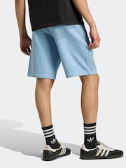 adidas Originals Blue Trefoil Essentials Shorts - Image 2 of 6