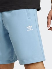adidas Originals Blue Trefoil Essentials Shorts - Image 5 of 6