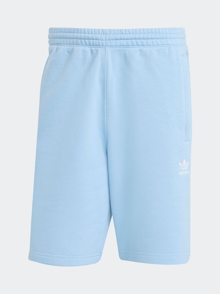 adidas Originals Blue Trefoil Essentials Shorts - Image 6 of 6