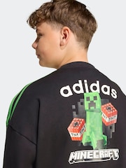 adidas Originals Black Minecraft Sweatshirt Kids - Image 4 of 6