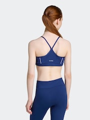 adidas Blue Train Essentials Collegiate Kids Bra - Image 2 of 6