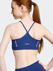 adidas Blue Train Essentials Collegiate Kids Bra - Image 3 of 6