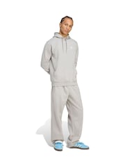 adidas Originals Grey Trefoil Essentials Open Hem Joggers - Image 3 of 6