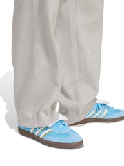 adidas Originals Grey Trefoil Essentials Open Hem Joggers - Image 4 of 6