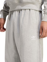 adidas Originals Grey Trefoil Essentials Open Hem Joggers - Image 5 of 6