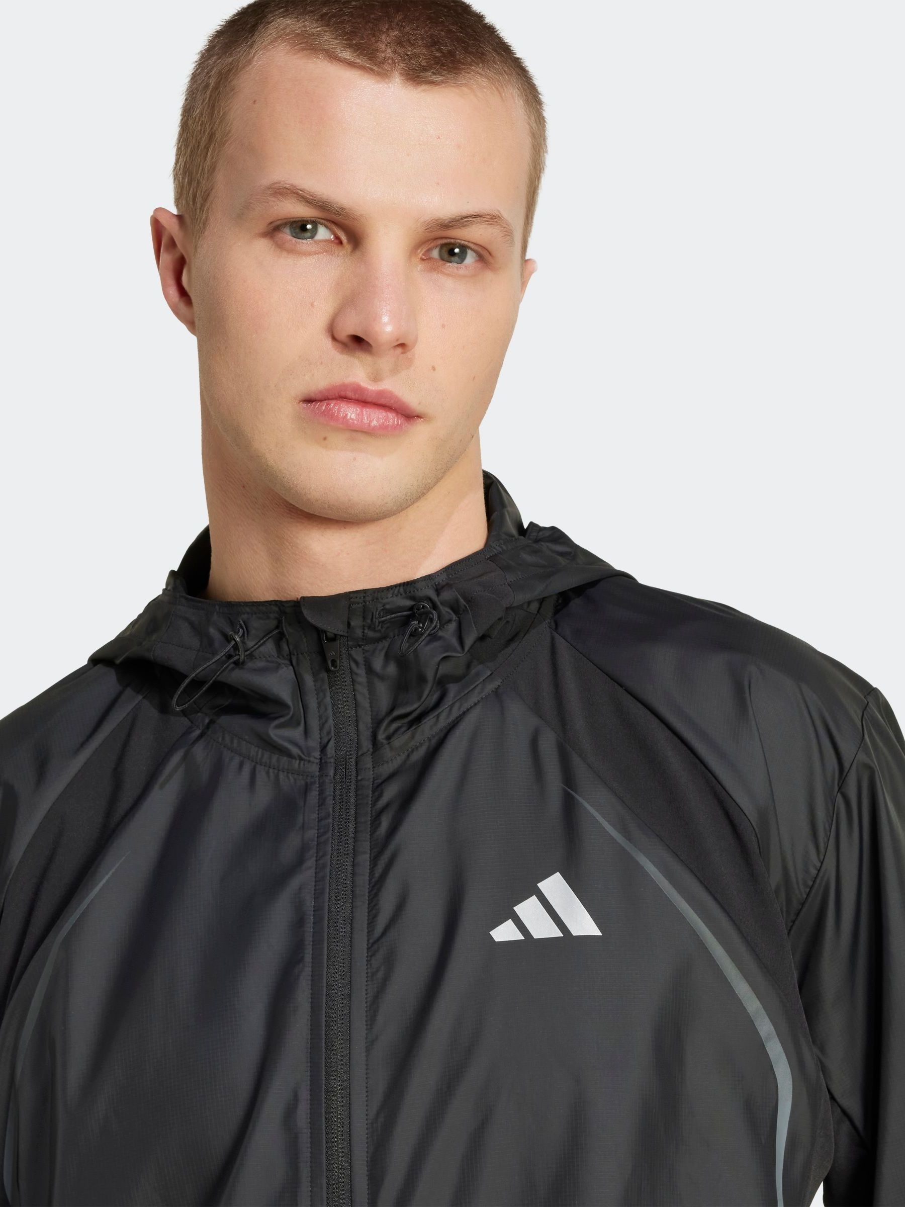 Buy adidas Black Tech Apparel Windbreaker from Next USA