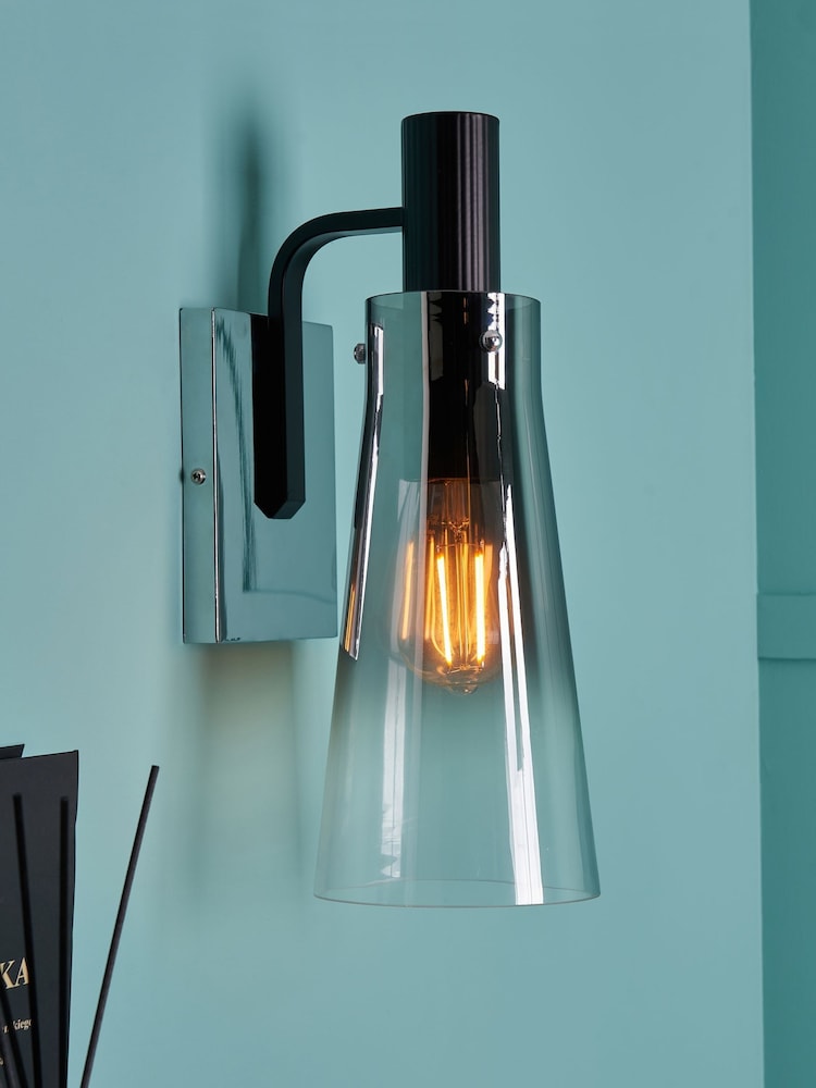 Visconte by BHS Black Atrani Large Wall Light - Image 1 of 6