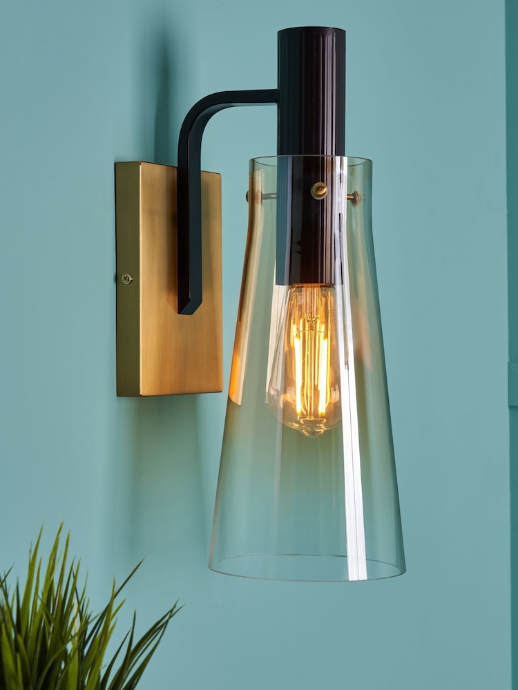 Visconte by BHS Champagne Gold Atrani Large Wall Light - Image 1 of 6