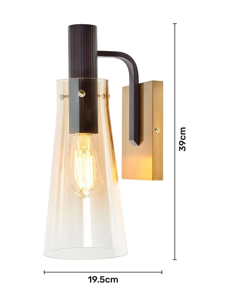 Visconte by BHS Champagne Gold Atrani Large Wall Light - Image 6 of 6