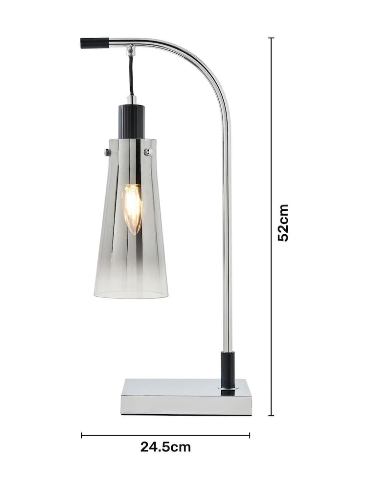 Visconte by BHS Black Atrani Table Lamp - Image 7 of 7