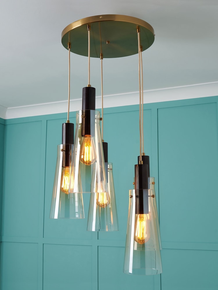 Visconte by BHS Atrani 1 Pendant Ceiling 5 Light Light - Image 1 of 6 Visconte by BHS Atrani 1 Pendant Ceiling 5 Light Light - Image 1 of 6