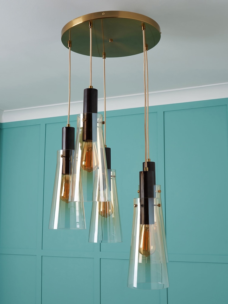 Visconte by BHS Atrani 1 Pendant Ceiling 5 Light Light - Image 2 of 6