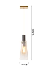 Visconte by BHS Atrani 1 Pendant Ceiling Single Pendant Light - Image 6 of 6