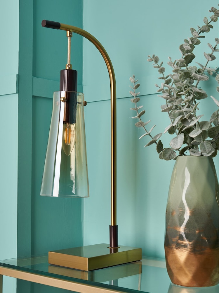 Visconte by BHS Champagne Gold Atrani Table Lamp - Image 2 of 7 Visconte by BHS Champagne Gold Atrani Table Lamp - Image 2 of 7