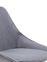 Barker and Stonehouse Cream Southbury Fabric Bar Stool With Metal Legs - Image 5 of 6