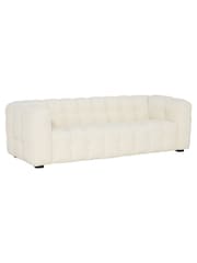 Barker and Stonehouse Ivory Lenor Boucle 3 Seater Sofa - Image 3 of 6