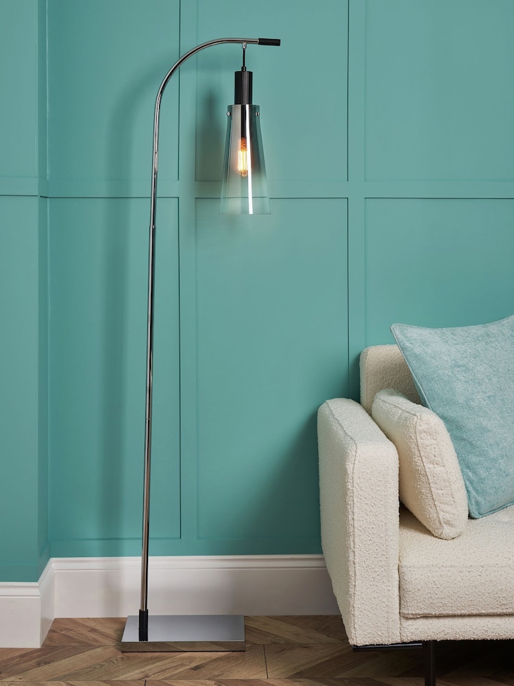 Visconte by BHS Black Atrani Floor Lamp - Image 1 of 6 Visconte by BHS Black Atrani Floor Lamp - Image 1 of 6