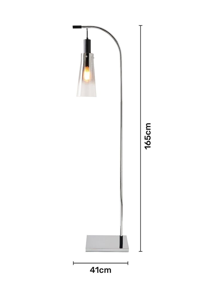Visconte by BHS Black Atrani Floor Lamp - Image 6 of 6 Visconte by BHS Black Atrani Floor Lamp - Image 6 of 6