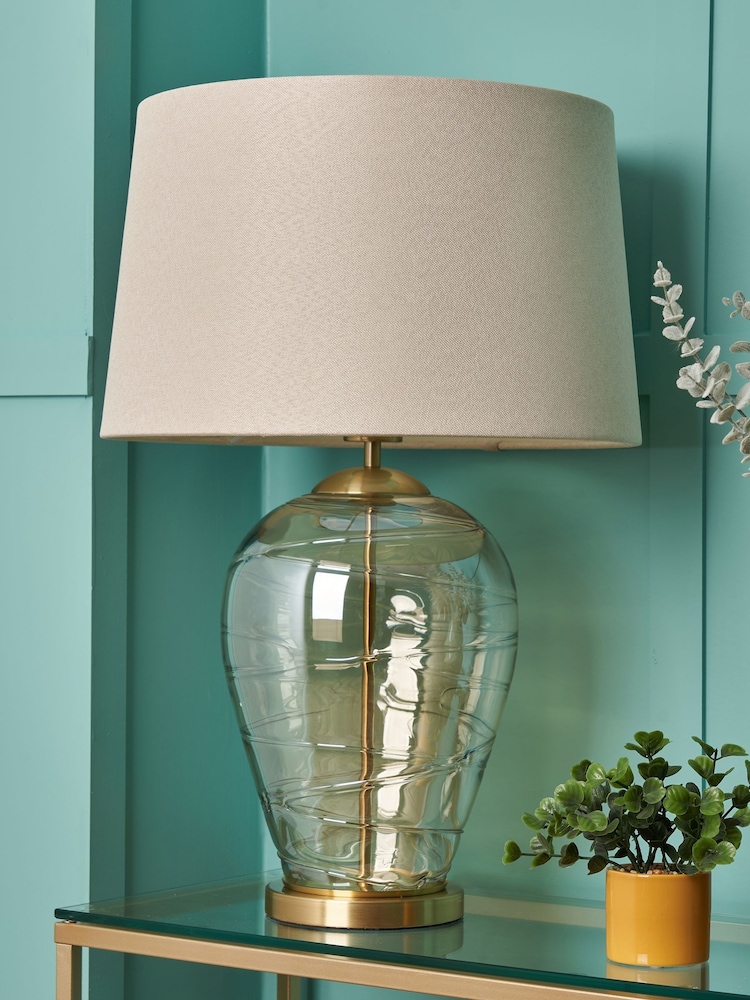 Visconte by BHS Champagne Gold Sarno Table Lamp - Image 2 of 6 Visconte by BHS Champagne Gold Sarno Table Lamp - Image 2 of 6