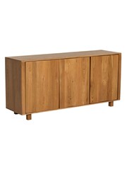Barker and Stonehouse Brown Ludwick 3 Door Oak Sideboard - Image 2 of 6