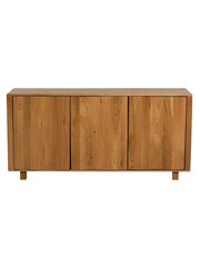 Barker and Stonehouse Brown Ludwick 3 Door Oak Sideboard - Image 3 of 6