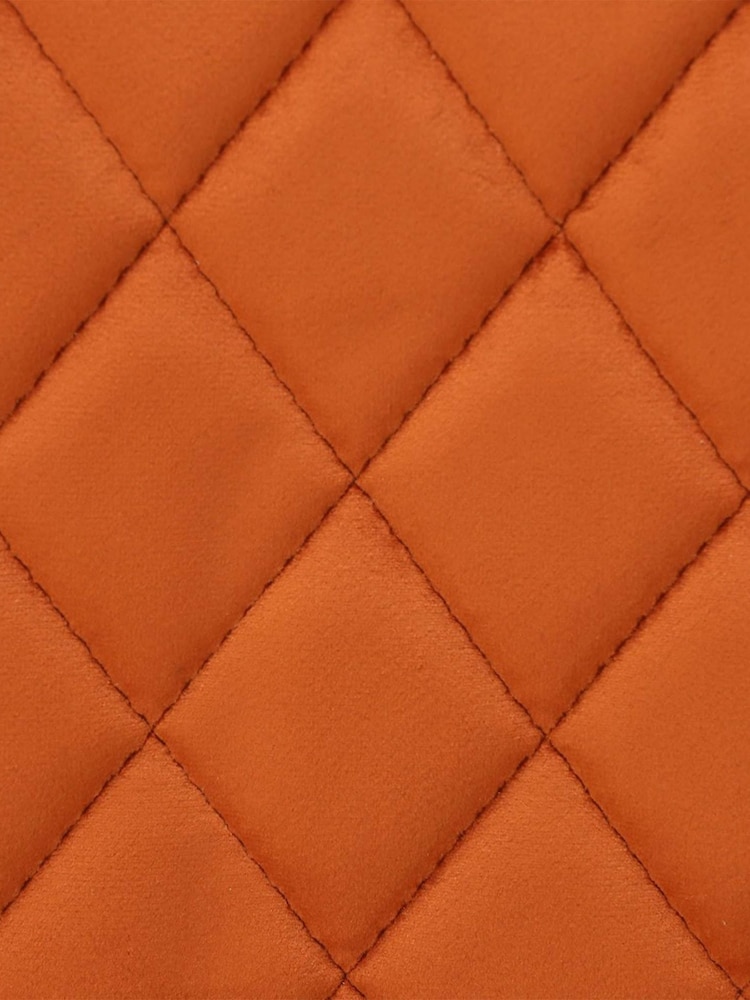 Barker and Stonehouse Orange Velvet Archer Counter Stool - Image 6 of 6