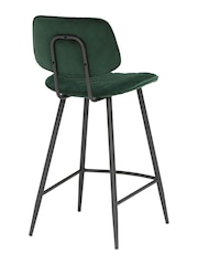 Barker and Stonehouse Green Velvet Archer Counter Stool - Image 4 of 6