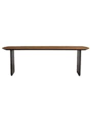 Barker and Stonehouse Brown Syracuse Wood Rectangular 4-6 Seater Dining Table - Image 2 of 6