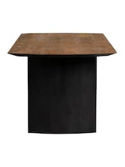 Barker and Stonehouse Brown Syracuse Wood Rectangular 4-6 Seater Dining Table - Image 3 of 6