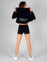 Pineapple Black Girls Jersey Hotpant Shorts 2 Pack - Image 6 of 6
