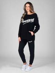 Pineapple Black Petite Skinny Zip Joggers - Image 3 of 5