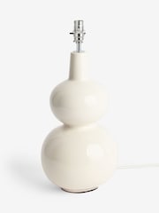 Ivory White Filton Table Lamp Base - Image 1 of 6