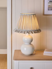 Ivory White Filton Table Lamp Base - Image 2 of 6