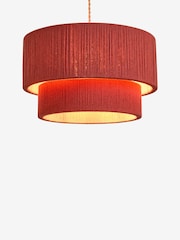 Red Easy Fit Yale Shade Pendant Cealing Light - Image 1 of 1