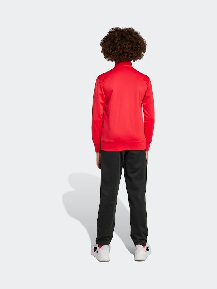 adidas Red Kids Tricot Colour Pop Tracksuit - Image 2 of 5