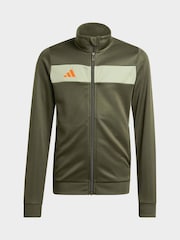 adidas Green Tiro 25 Essentials Kids Tracksuit - Image 7 of 8