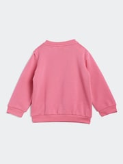 adidas Originals Pink Trefoil Sweatshirt and Joggers Set Infant Kids - Image 2 of 7