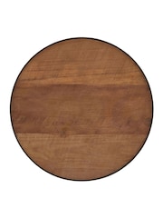 Barker and Stonehouse Set of 3 Brown Fika Round Coffee Tables - Image 5 of 6
