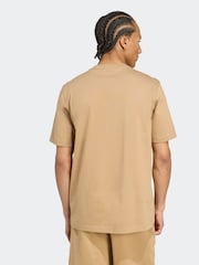 adidas Originals Brown Trefoil Essentials T-Shirt - Image 2 of 6
