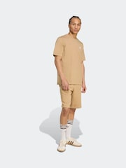 adidas Originals Brown Trefoil Essentials T-Shirt - Image 3 of 6