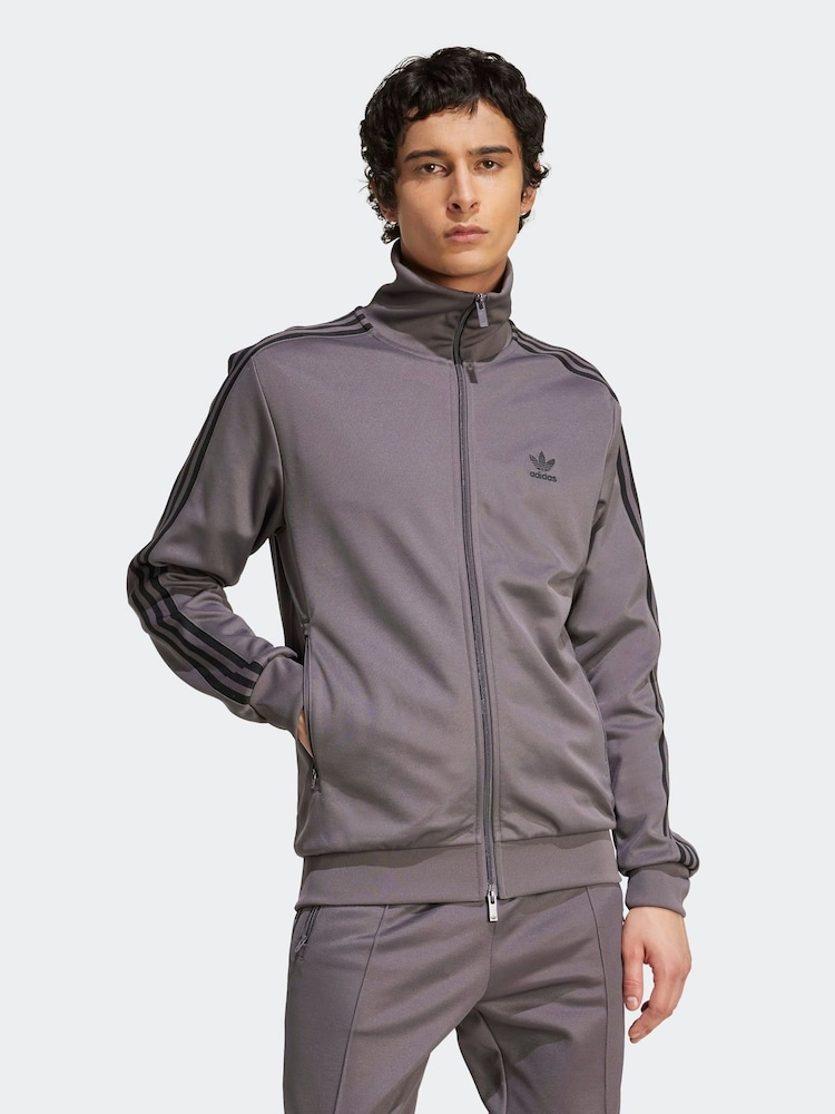 رمادي - رداء علوي رياضي Adicolor Classics Beckenbauer من adidas Originals - صورة 1 من 6