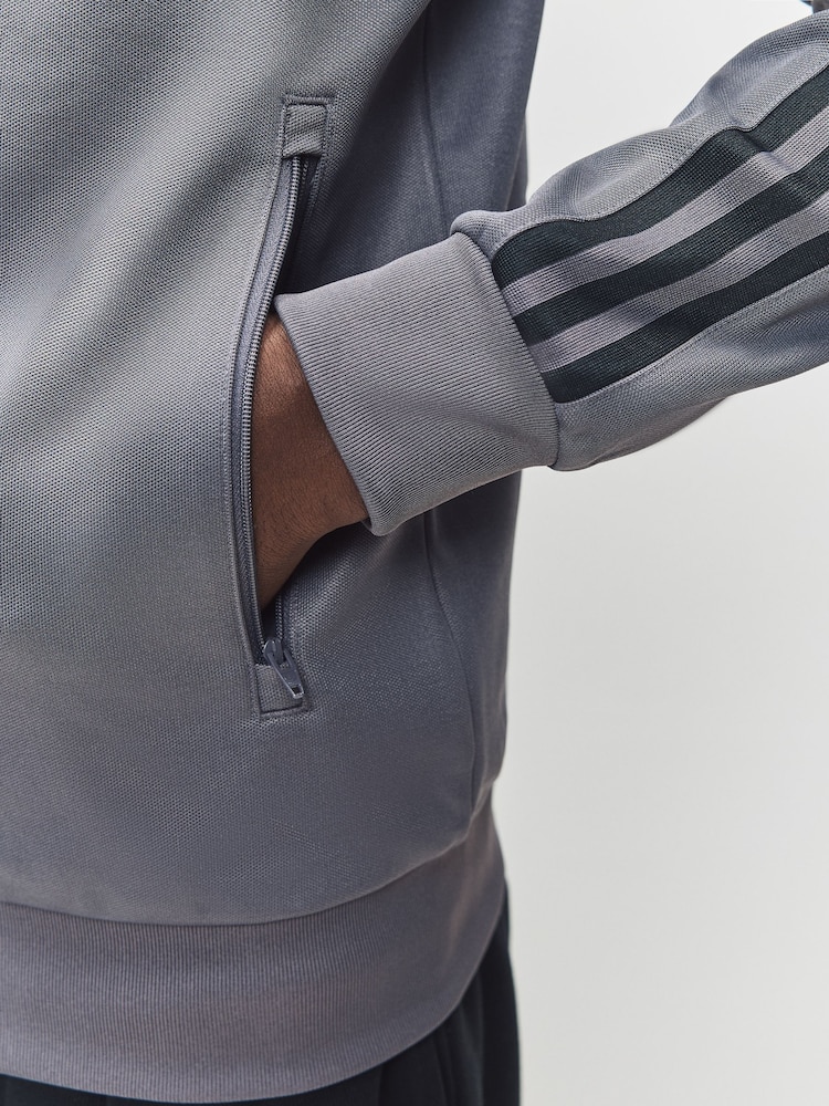 رمادي - رداء علوي رياضي Adicolor Classics Beckenbauer من adidas Originals - صورة 5 من 5