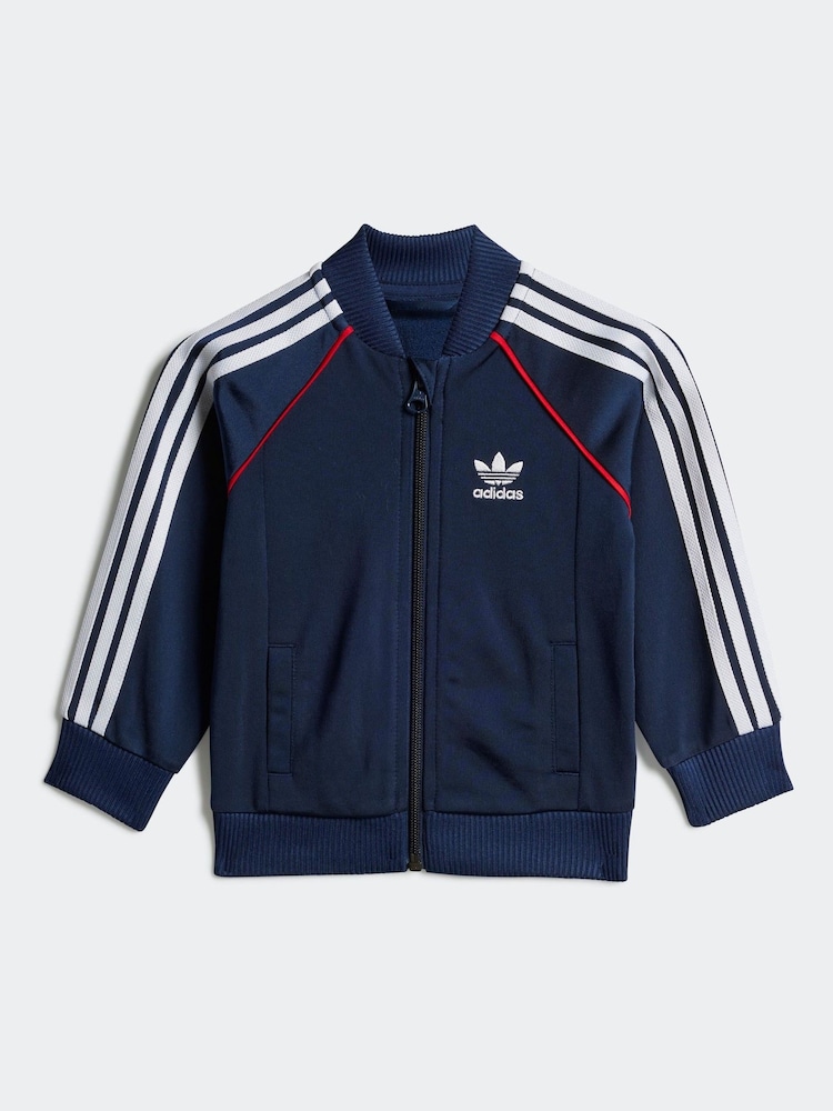 adidas Originals Blue Light Adicolor SST Tracksuit Infant Kids - Image 2 of 7
